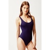 image:imageSolid amp Striped Womens One Piece Swimsuit  The AnneMarie XL Navy