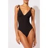 image:imageSolid amp Striped Womens One Piece Swimsuit  The Olympia Blackout M