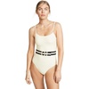 image:imageSolid amp Striped Womens The Nina Belt One Piece Swimsuit