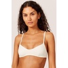 image:imageSolid amp Striped Womens Bikini Top  The Rachel Top Medium Cream