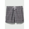 image:imageSolid amp Striped Mens Swimming Trunks with Liner  The Classic Small Mini Grid Blackout