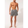 image:imageSolid amp Striped Mens Swimming Trunks with Liner  The Classic Small Mini Grid Blackout