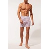 image:imageSolid amp Striped Mens Swimming Trunks with Liner  The Classic Small Navy X Red Logo Stripe
