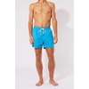 image:imageSolid amp Striped Mens Swimming Trunks with Liner  The Classic Small Peacock Blue