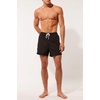 image:imageSolid amp Striped Mens Swimming Trunks with Liner  The Classic Small SampS X Palm Tree Crew Blackout