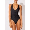 image:imageSolid amp Striped Womens One Piece Swimsuit  The Lucia Blackout S