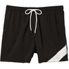 image:imageSolid amp Striped Mens Swimming Trunks with Liner  The Classic Small Colorblock Blackout