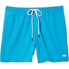 image:imageSolid amp Striped Mens Swimming Trunks with Liner  The Classic Small Peacock Blue