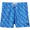 image:imageSolid amp Striped Mens Swimming Trunks with Liner  The Classic Small Tile Print Lapis Blue Marshmallow