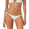 image:imageSolid amp Striped Womens Bikini Bottom  The Iris Bottom Large Cream