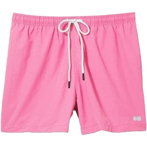 image:imageSolid amp Striped Mens Swimming Trunks with Liner  The Classic S Solid Pop Pink