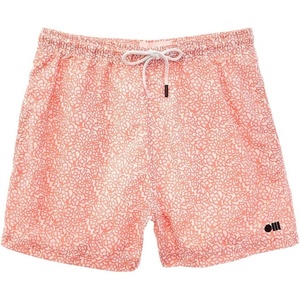 image:imageSolid amp Striped Mens Swimming Trunks with Liner  The Classic Small Abstract Floral Pink