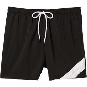 image:imageSolid amp Striped Mens Swimming Trunks with Liner  The Classic Small Colorblock Blackout