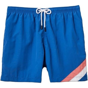 image:imageSolid amp Striped Mens Swimming Trunks with Liner  The Classic Small Lapis Blue
