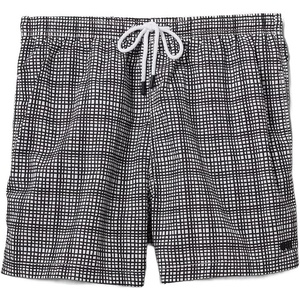 image:imageSolid amp Striped Mens Swimming Trunks with Liner  The Classic Small Mini Grid Blackout