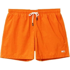 image:imageSolid amp Striped Mens Swimming Trunks with Liner  The Classic Small Neon Orange