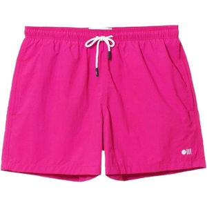 image:imageSolid amp Striped Mens Swimming Trunks with Liner  The Classic Small Neon Pink
