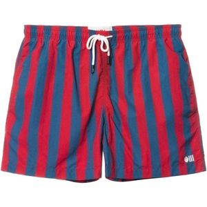image:imageSolid amp Striped Mens Swimming Trunks with Liner  The Classic Small Red Navy Stripe
