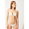 image:imageSolid amp Striped Womens Bikini Top  The Morgan Top XL Cream