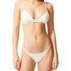 image:imageSolid amp Striped Womens Bikini Top  The Morgan Top XL Cream